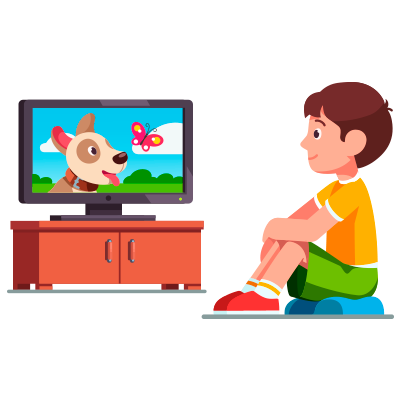 Ver la televisión